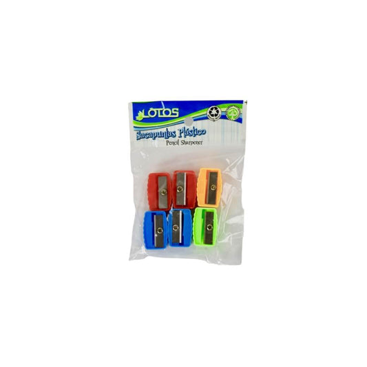 SACAPUNTA PLAST SET 6 PCS. REC