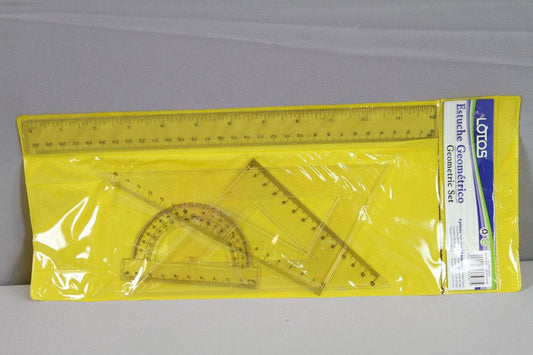 ESTUCHE GEOMETRICO 12" 4/1 TRA
