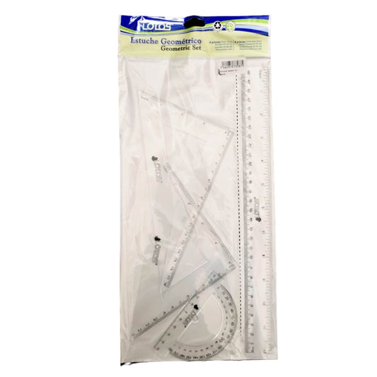 ESTUCHE GEOMETRICO 8" 4/1 TRAN