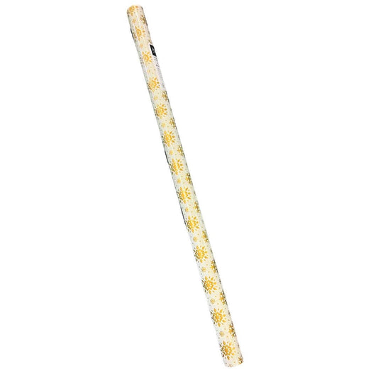 PAPEL REGALO SNOWFLAKE GOLD 70