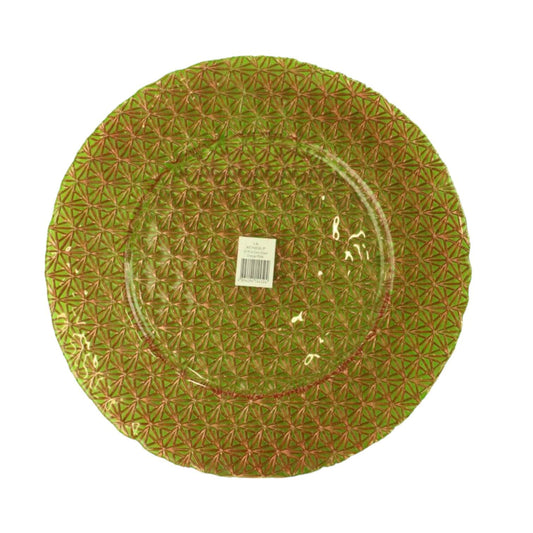 PLATO BASE 13" C VINO-CLEAR