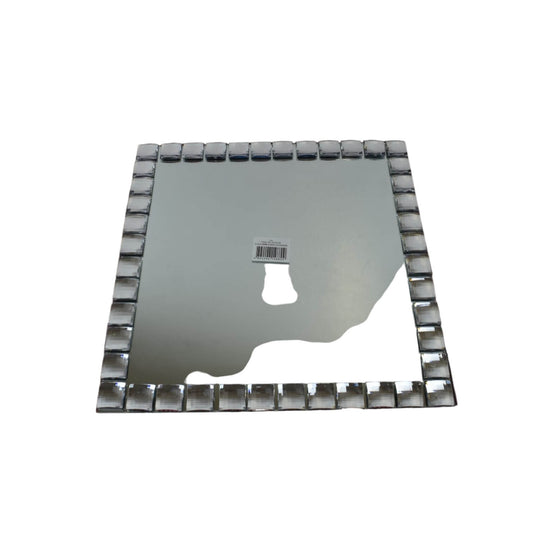PLATO BASE 13" CUADR  C/DIAMAN
