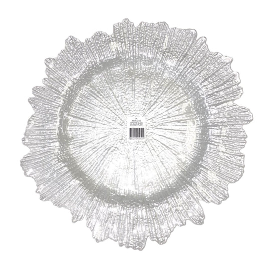 PLATO BASE 13" BLANCO BORDE CO