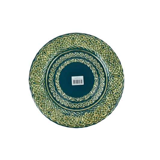PLATO BASE 13" AZUL-DORADO