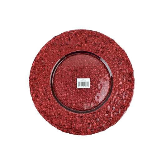 PLATO BASE 13" ROJO