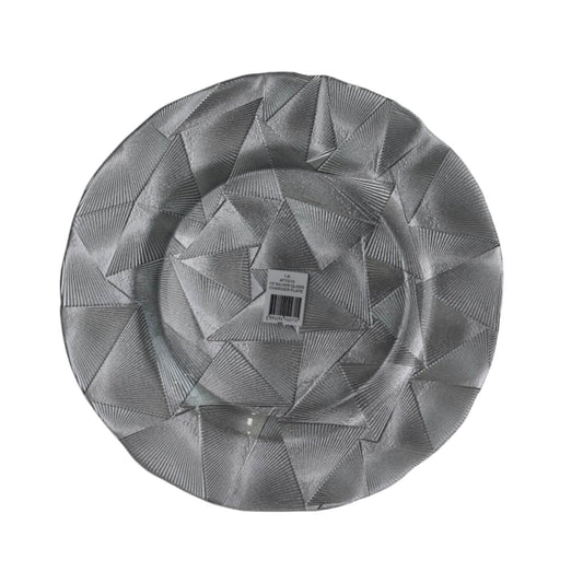 PLATO BASE 13" PLATEADO