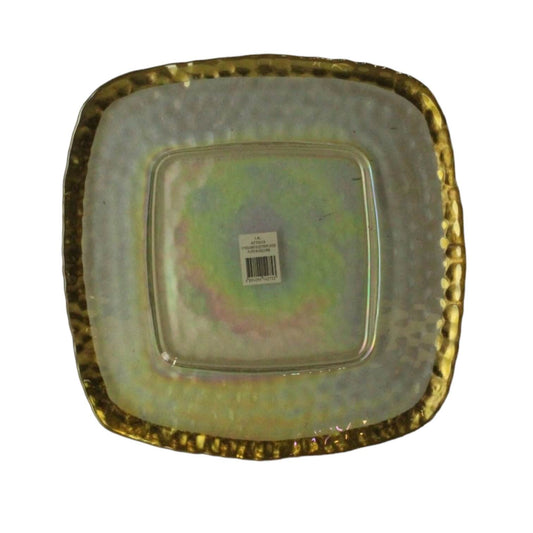PLATO BASE 13" CUADRADO GOLD L