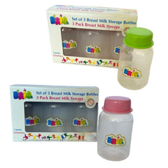BIBERON SET 3 PCS LECHE MATERNA