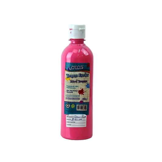 TEMPERA 500ml ROSADA  LOTOS