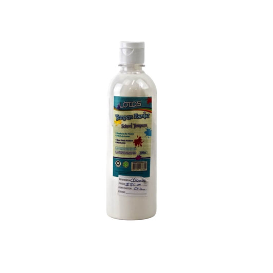 TEMPERA 500ml BLANCA   LOTOS