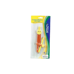 COMPAS PLASTICO C/LAPIZ BLISTE