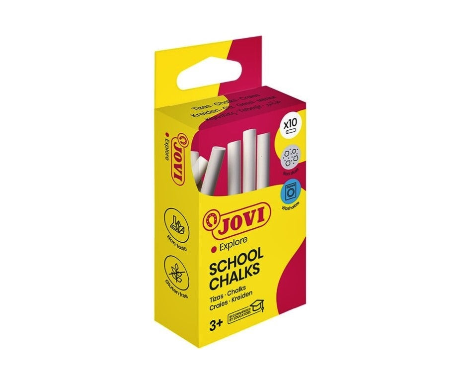 TIZA ANTIPOLVO CAJA 10/1 BLANC