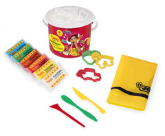 SUPER BUCKET PLASTILINA SET 6 PAST 50 g+ACCES