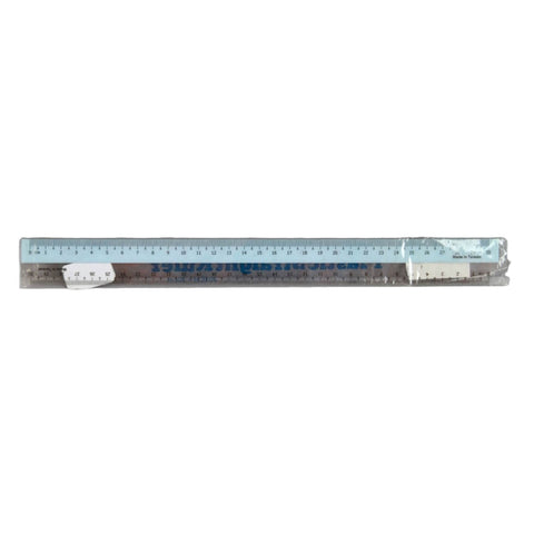 REGLA TRANS. 30 CM IRROMPIBLE