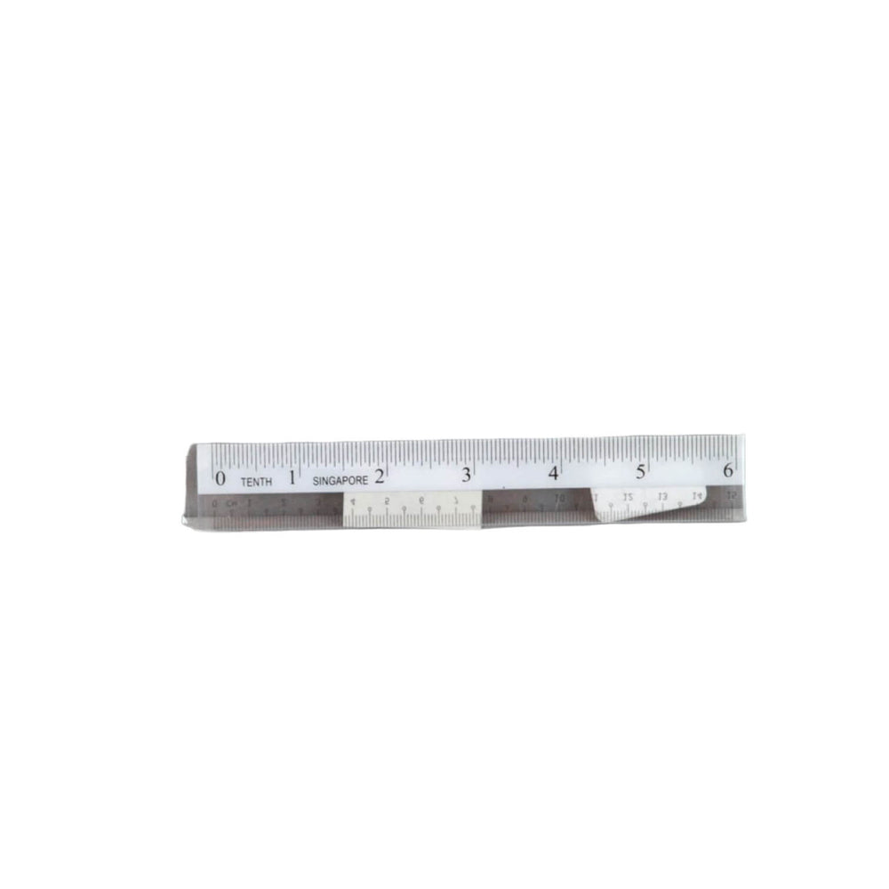 REGLA TRANSP 15 CM. IRROMPIBLE