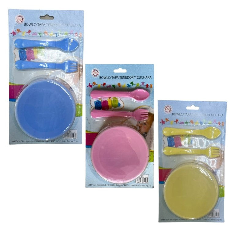 BOWLC/TAPA,TENEDOR Y CUCHARA