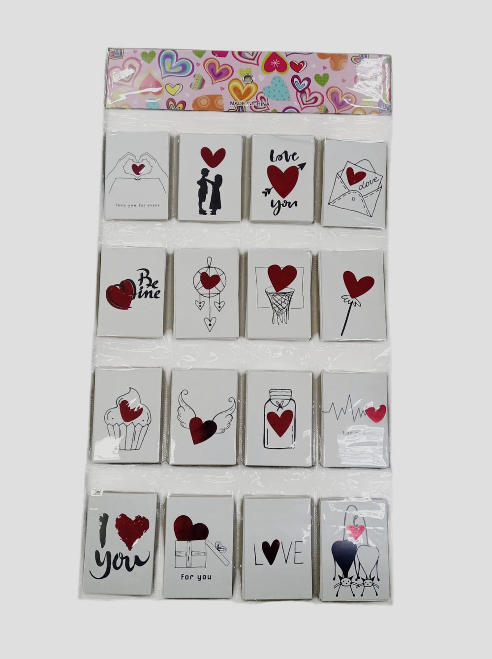 TARJETA  P/SAN VALENTIN SET128