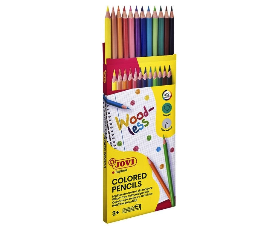 LAPICES DE COLOR 12/1 WOODLESS TRIAN