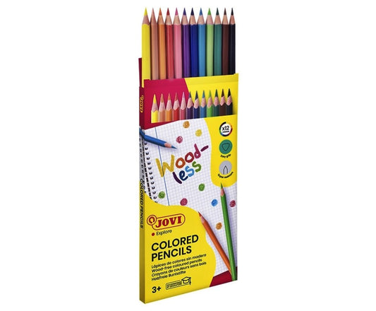 LAPICES DE COLOR 12/1 WOODLESS TRIAN