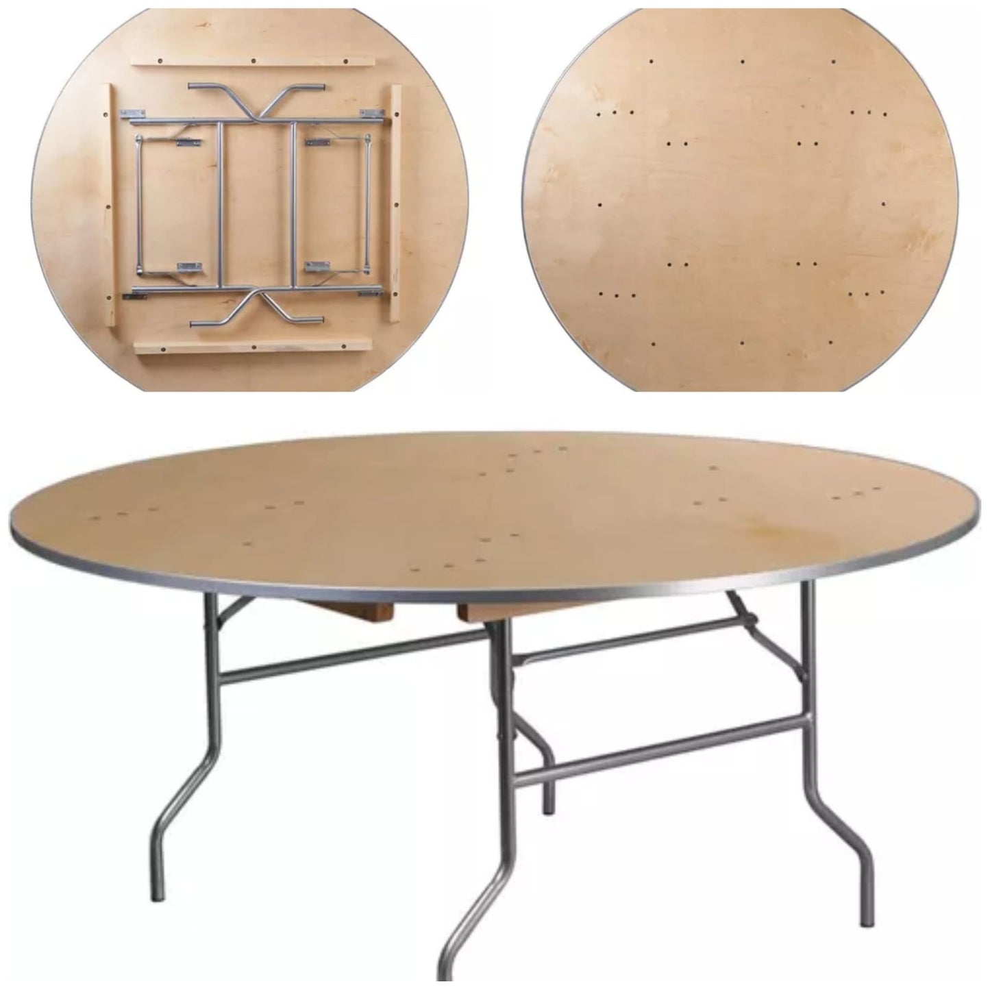 MESA PLYWOOD D60" REDONDA