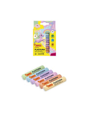 PLASTILINA 6 UN PASTEL SET