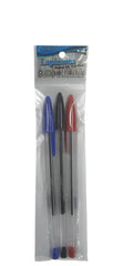 LAPICERO 3 PCS ROJO,AZUL,NEGRO