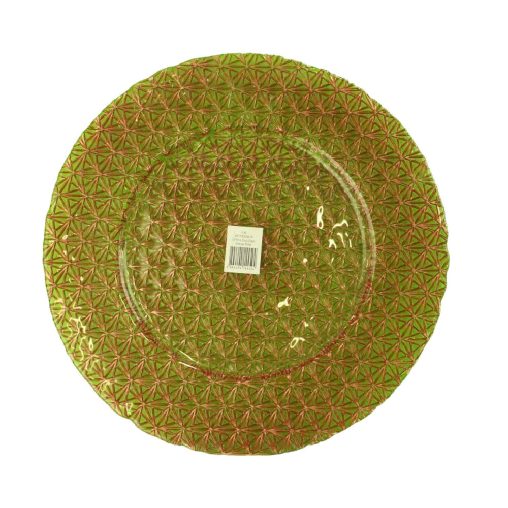 PLATO BASE 13" C VINO-CLEAR