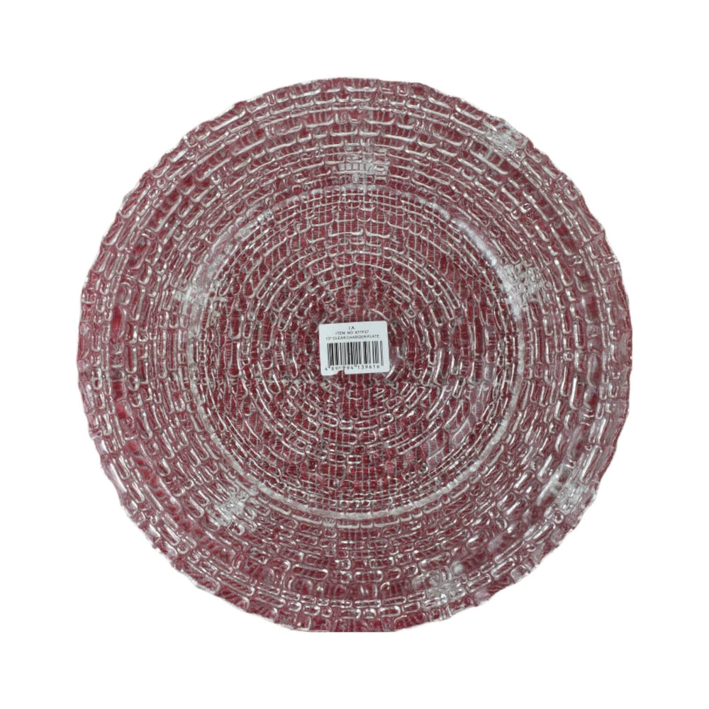 PLATO BASE 13" CRISTAL CRACK