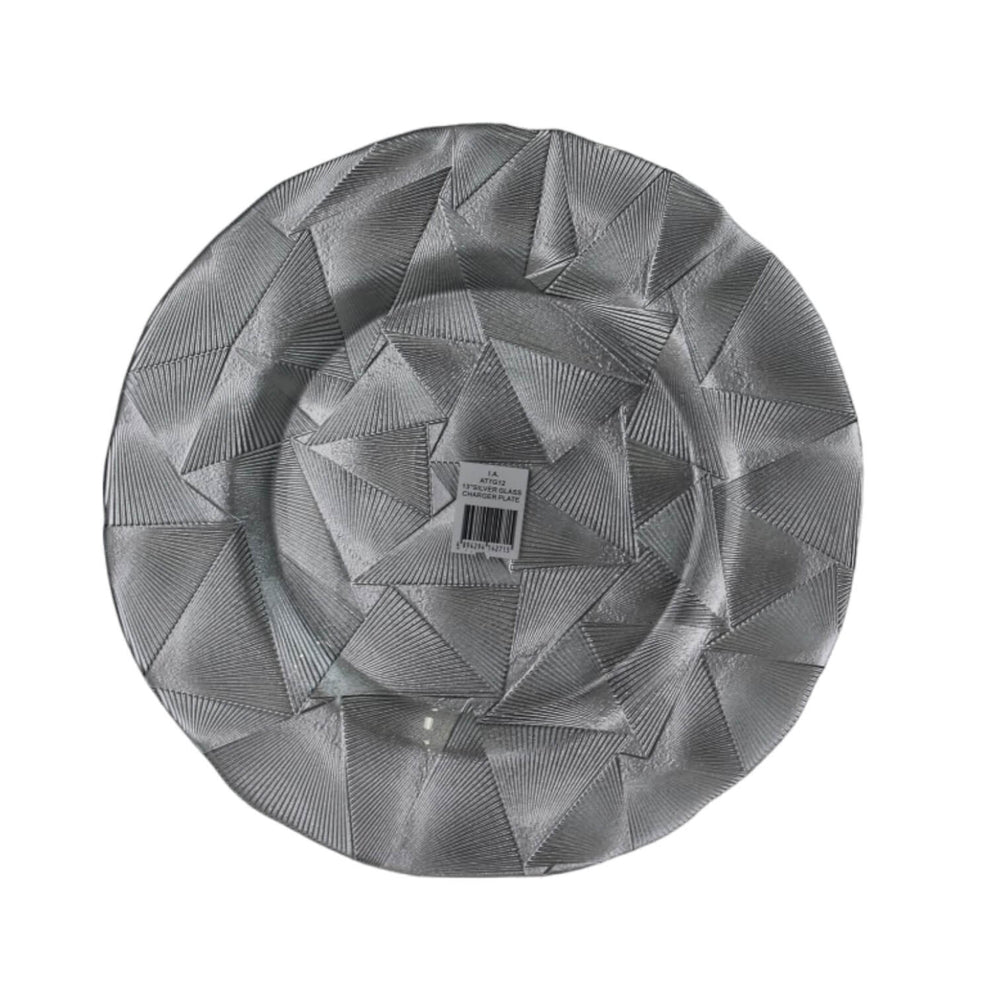 PLATO BASE 13" PLATEADO