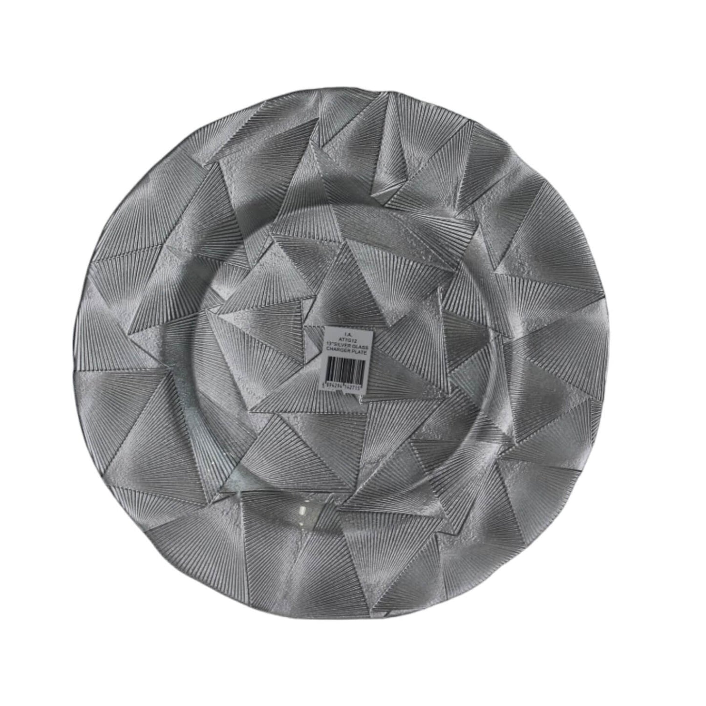 PLATO BASE 13" PLATEADO