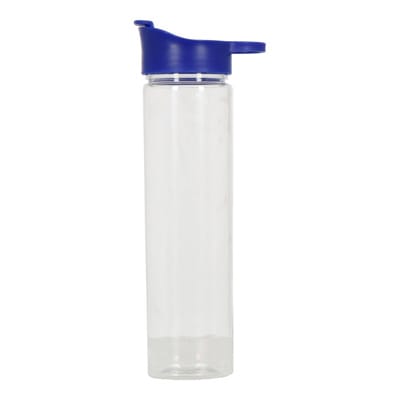 Botella de agua para Promociones - Thermo Transpareste Tapa Azul
