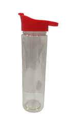 Botella de agua para Promociones - Thermo Transpareste Tapa Roja