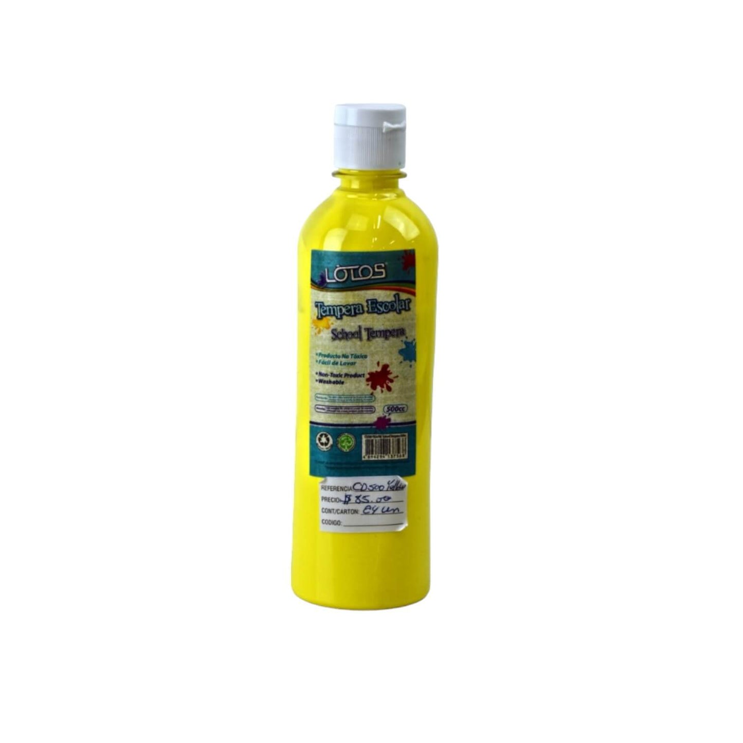 TEMPERA 500ml AMARILLA   LOTOS