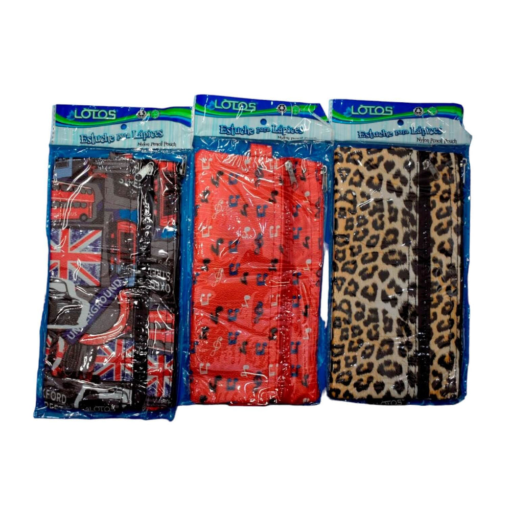 ESTUCHE P/LAPIZ,  6 DISENOS