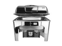 CHAFING DISH RECT C/  ROLL TOP