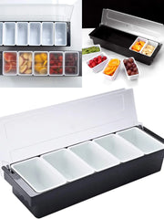 PORTA CONDIMENTOS P/BAR 6 DIV 5