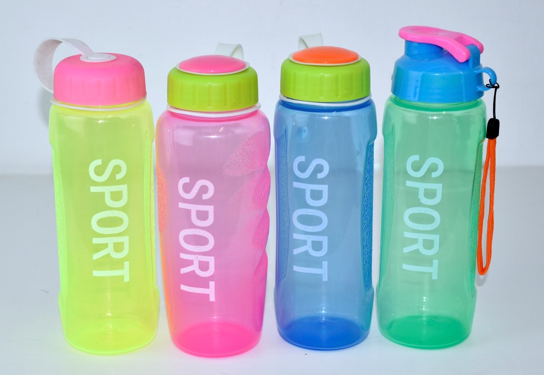 BOTELLA PLASTICA SPORT C/COLGA