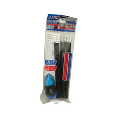 LAPICES 6/1 C/BORRANTE SACA PU