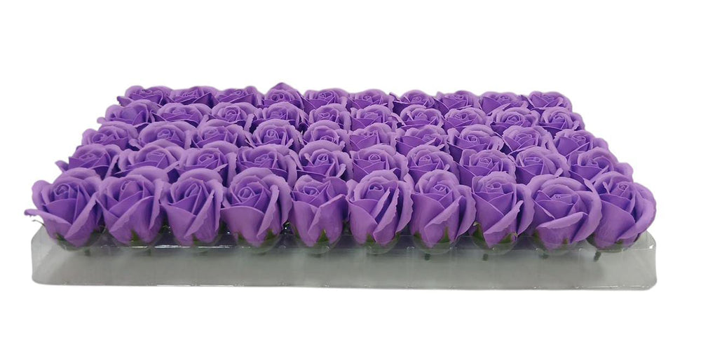 ROSA BOTON 6.5cm  MORADO