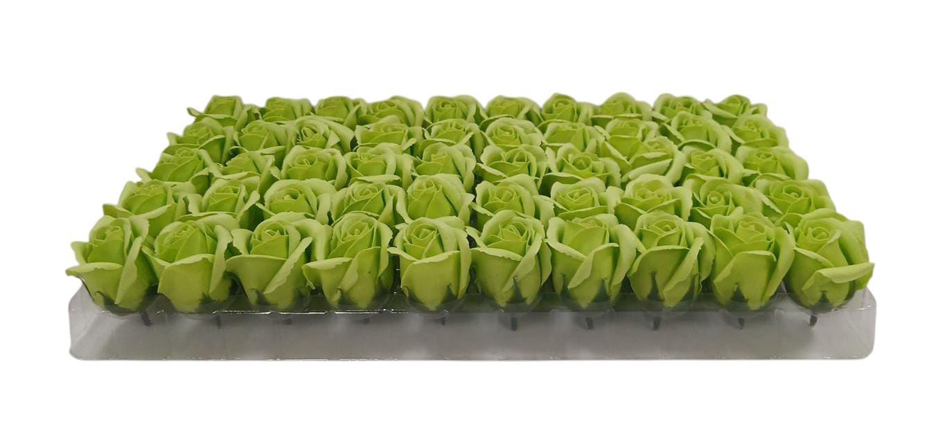 ROSA BOTON 50/1  VERDE 6.5 cm