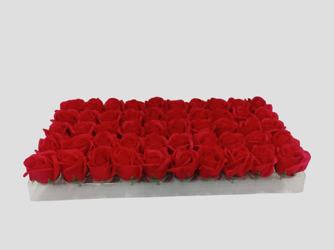 ROSA BOTON  50/1 ROJO 2  6.5cm