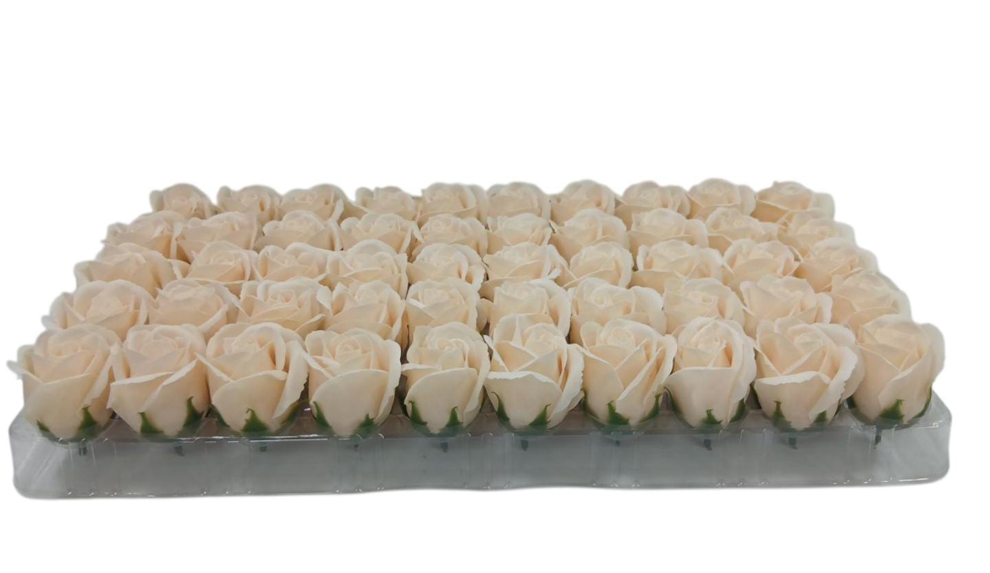 ROSA BOTON 50/1 CREMA 6.5 cm