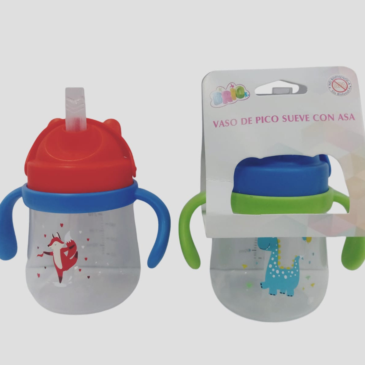 VASO BEBE PICO SUAVE CON ASA