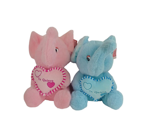 PELUCHE ELEFANTE 11" C/CORAZON borrar