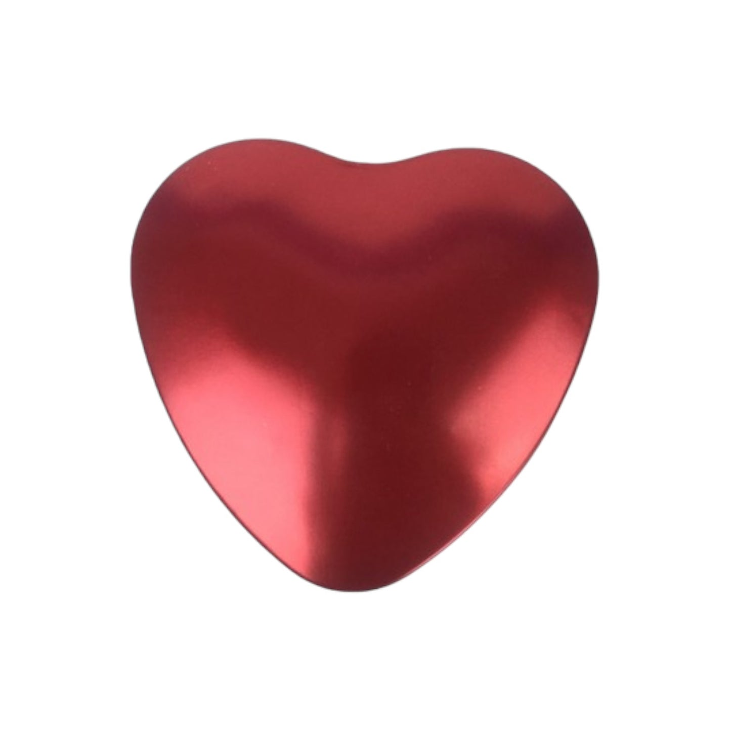 CORAZON METAL 6.5 X 7cm ROJO