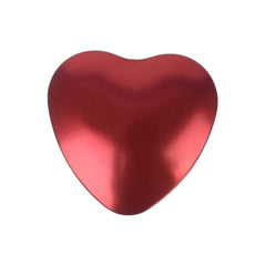CORAZON METAL 6.5 X 7cm ROJO