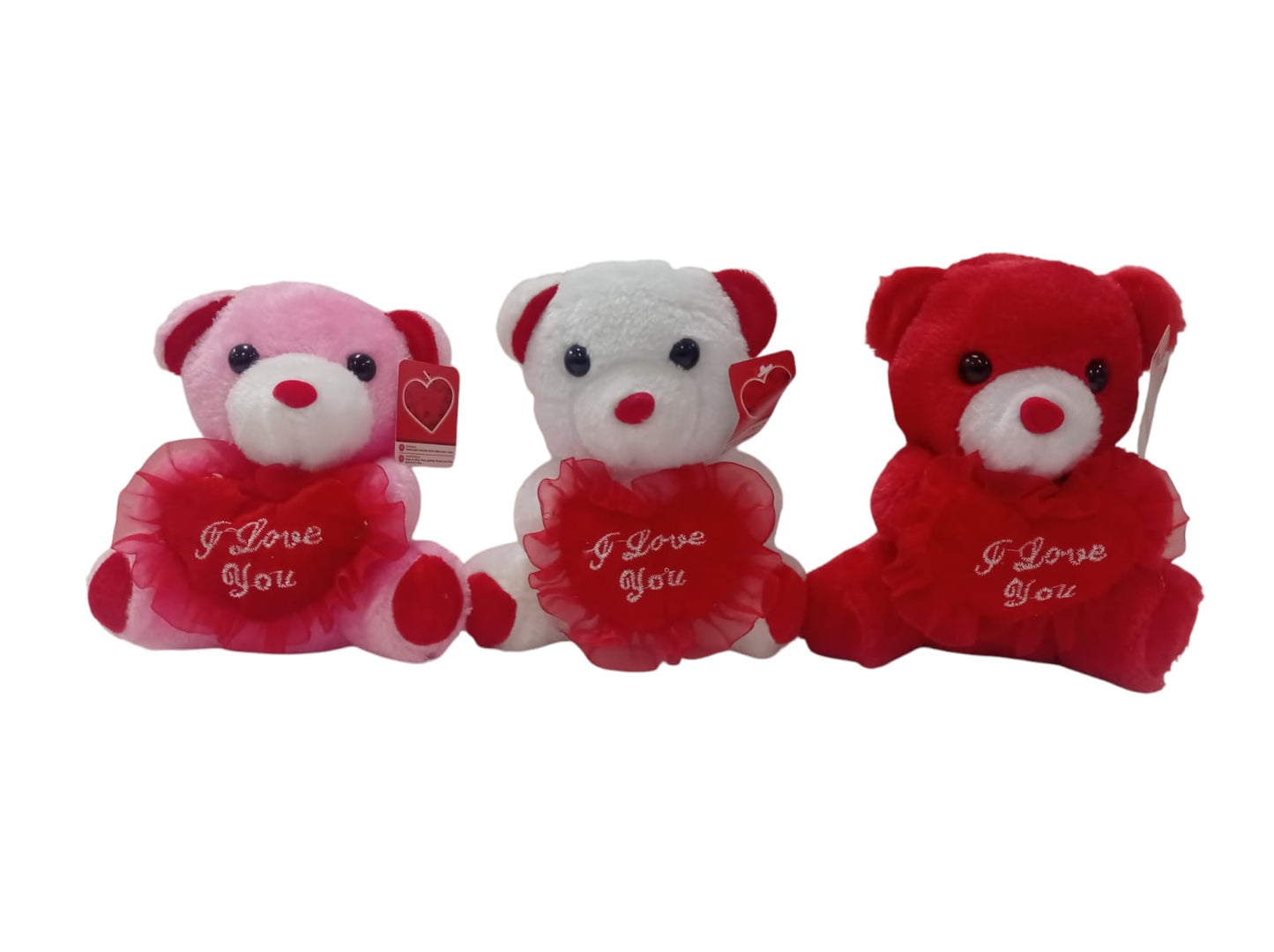 OSO PELUCHE 20cm W/"I LOVE YOU