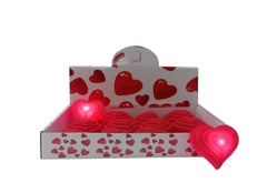 CORAZON LOVE 6cm C/LUZ, ROJO