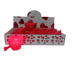 CORAZON  DOBL FLECHA 6cm C/LUZ