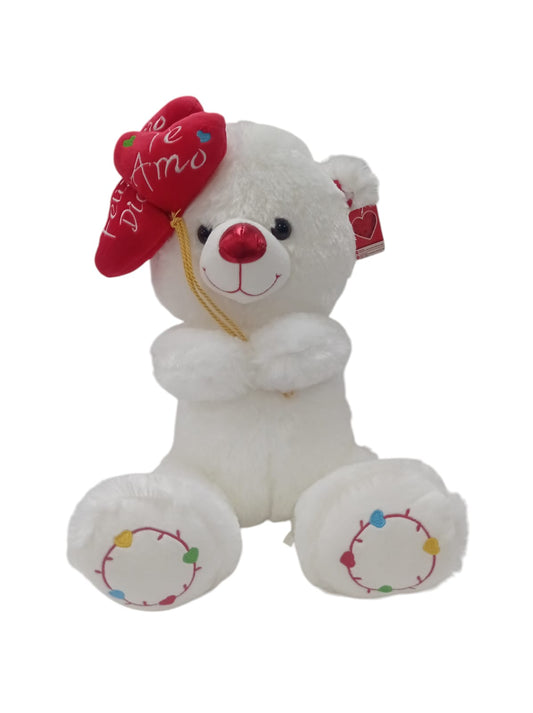 OSO PELUCHE 38 CM C/GLOBOS